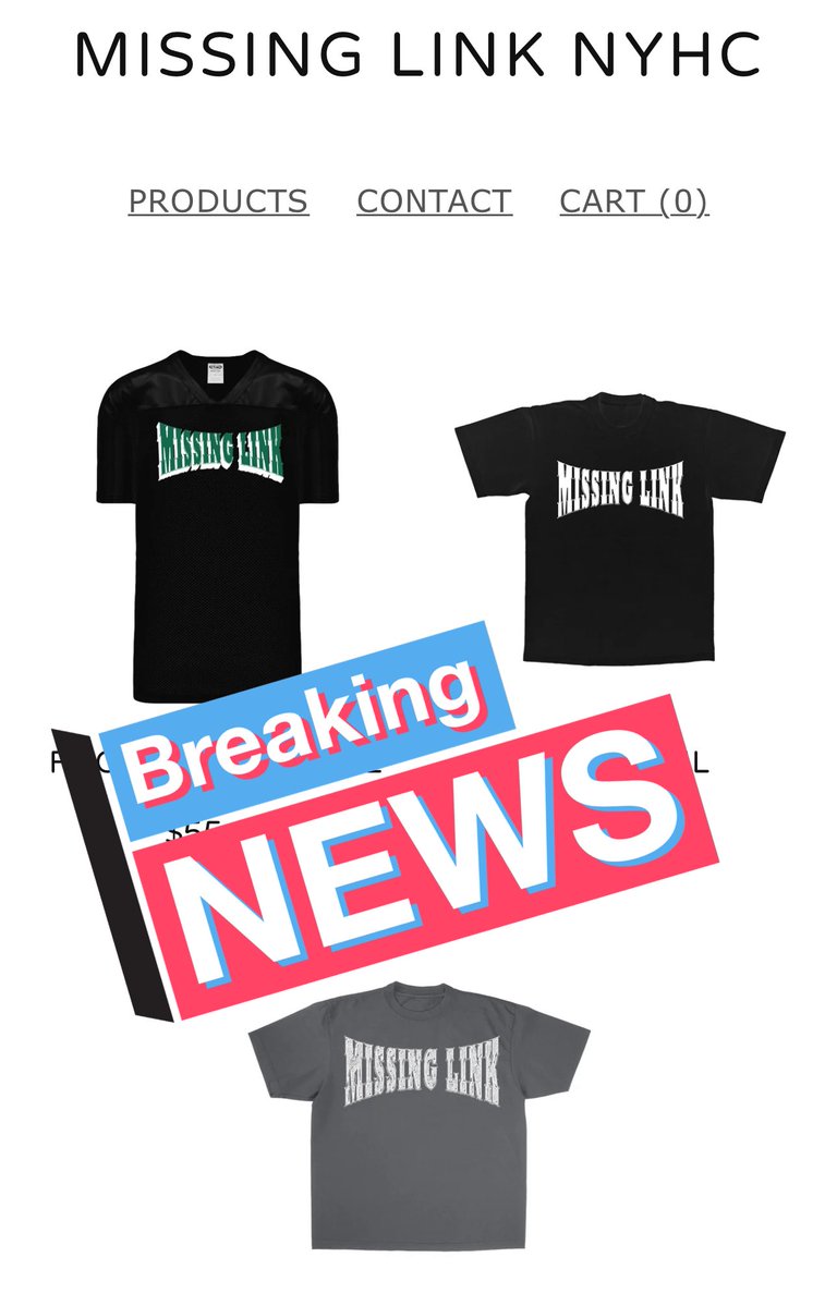 MissingLinkHC's tweet image. Pre Oder coming down in a day, if ya want something now is the time!! 
missinglinknyhc.bigcartel.com