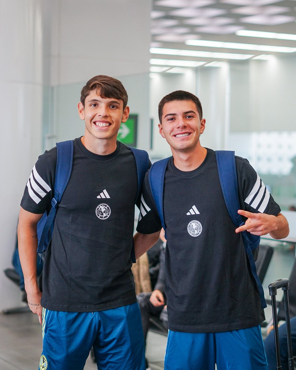 Paolo Bedolla y Diego Reyes, están listos para acompañar al <a href="/ClubAmerica/">Club América</a> en la Leagues Cup. 

#ÁguilasDesdeLaCuna 🦅