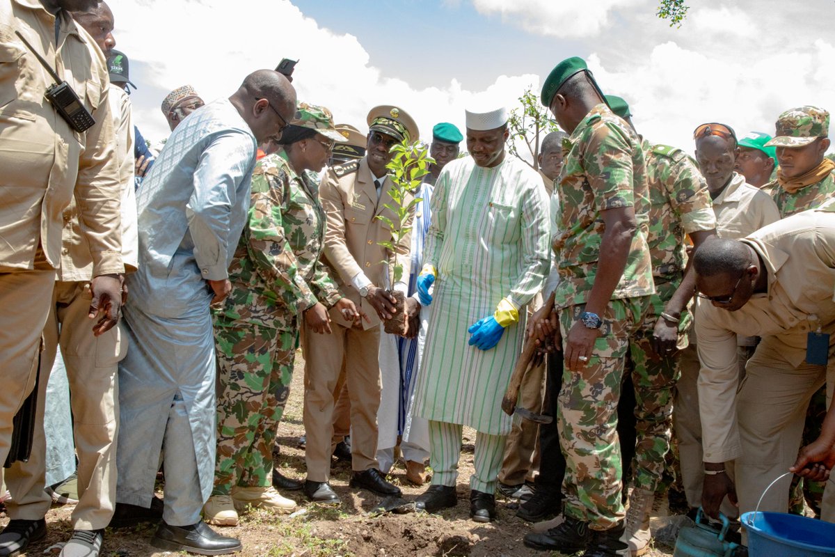 PNUDMALI's tweet image. 26/07/2025 Lancement de la 31e campagne de reboisement au Mali, le @PNUDMali, chef de file Environnement & Climat, a rappelé l’urgence d’un engagement collectif pour protéger nos ressources naturelles.
#PNUDMali #Reboisement #Environnement #Climat