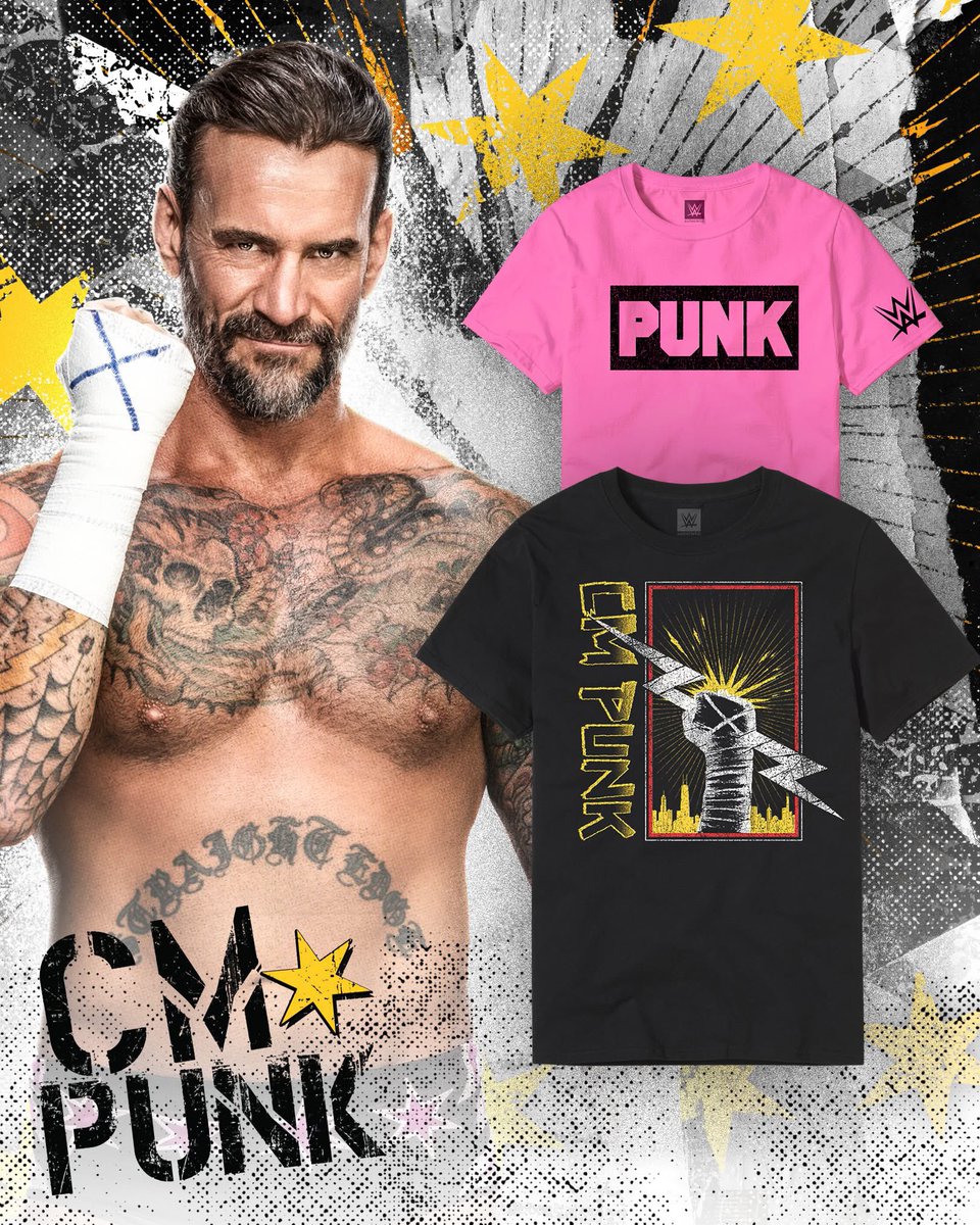 RomanEra0's tweet image. 🚨| New CM Punk merchandise on WWE Shop