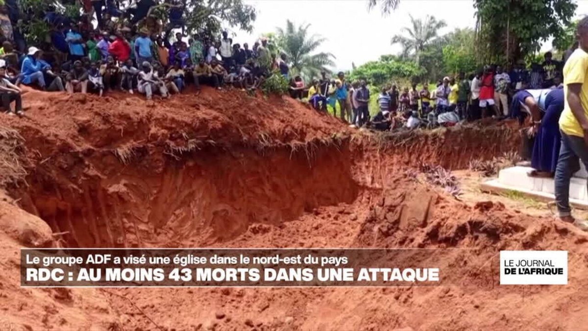 France24_fr's tweet image. Journal de l'Afrique - RDC : au moins 43 morts dans une attaque
➡️ go.france24.com/06x