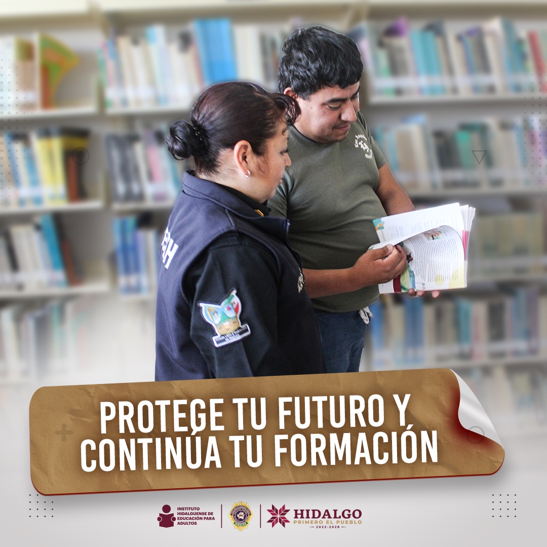 📚🛡️ Enseñar a leer y escribir es abrir la puerta a una vida con más oportunidades, seguridad y justicia social. ¡Súmate! 👨🏽🏫
📞Informes al 800 012 4432 o en la página: ihea.hidalgo.gob.mx
#TransformarConEducaciónYSeguridad