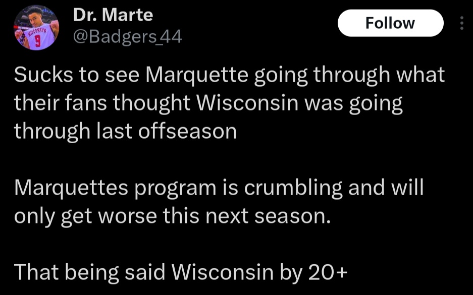 Let's check in on a "we never think about you at all account" on July 28th.