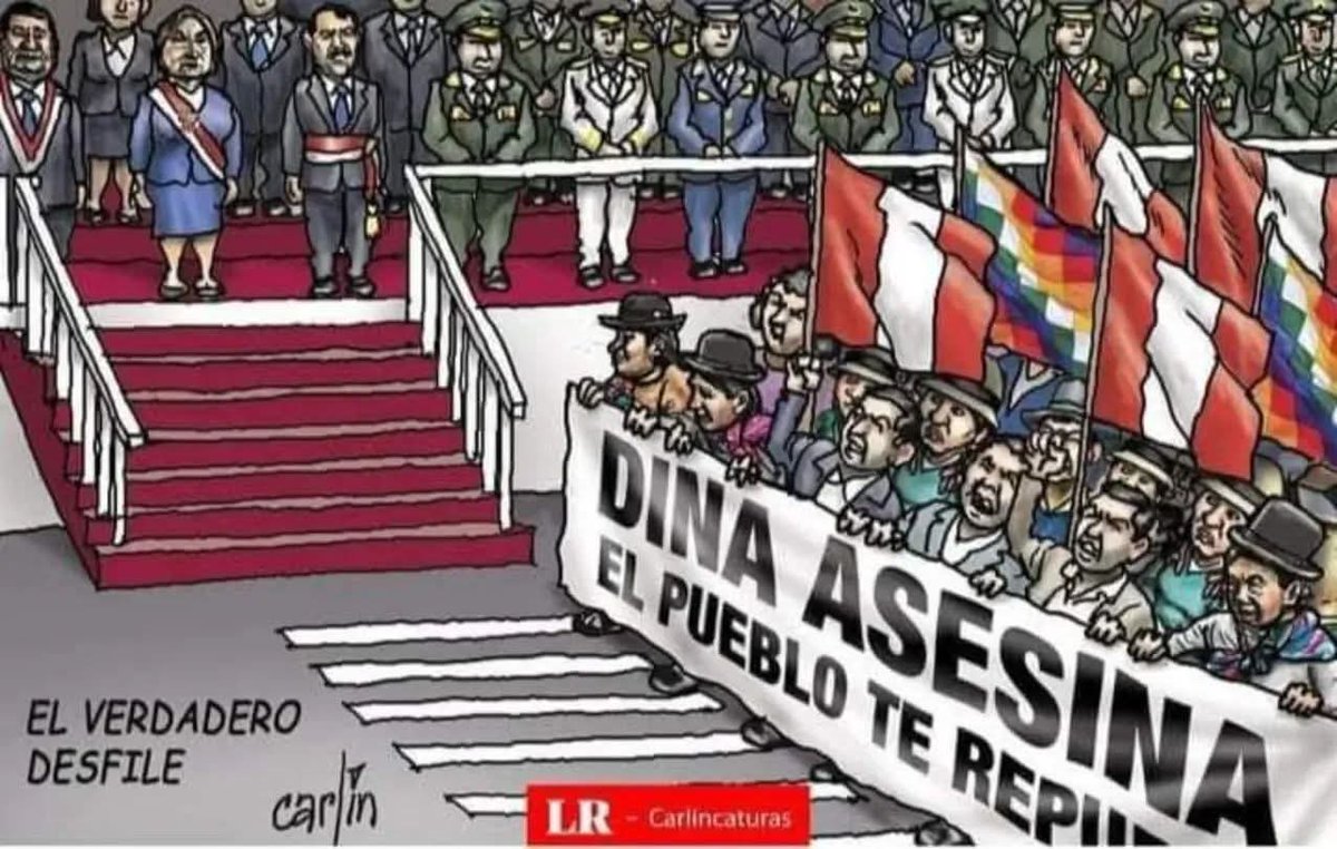 El verdadero desfile del 28 de julio.