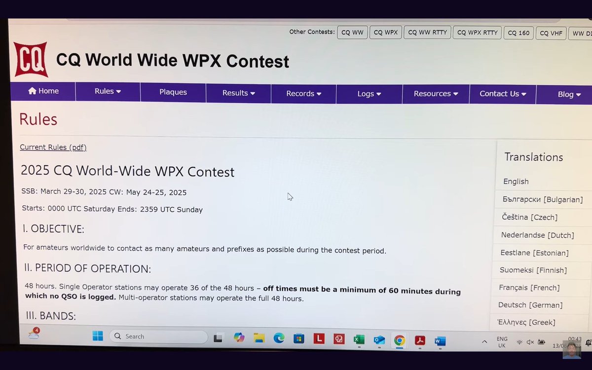 I came 27th in Engand for the 2025 CQ SSB World Wide WPX Contest (low power) for 8 hours operating #radio #hamradio #amateurradio #radiocontest 📻🎙️🔊📡🇬🇧🌐🌏🌍🌎👍⚡️⚡️⚡️⚡️⚡️⚡️⚡️⚡️
youtu.be/f0PWNR5X2y0?si…