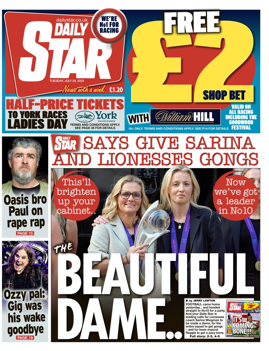 dailystar's tweet image. Tomorrow&apos;s splash