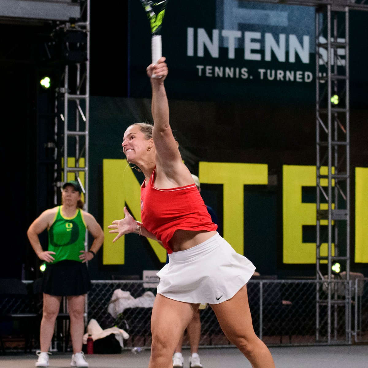 Buckeye assistant coach Irina Cantos Siemers took part in the inaugural INTENNSE Coaches Dual over the weekend🎾🔋 

#GoBucks <a href="/intennsetennis/">INTENNSE</a>