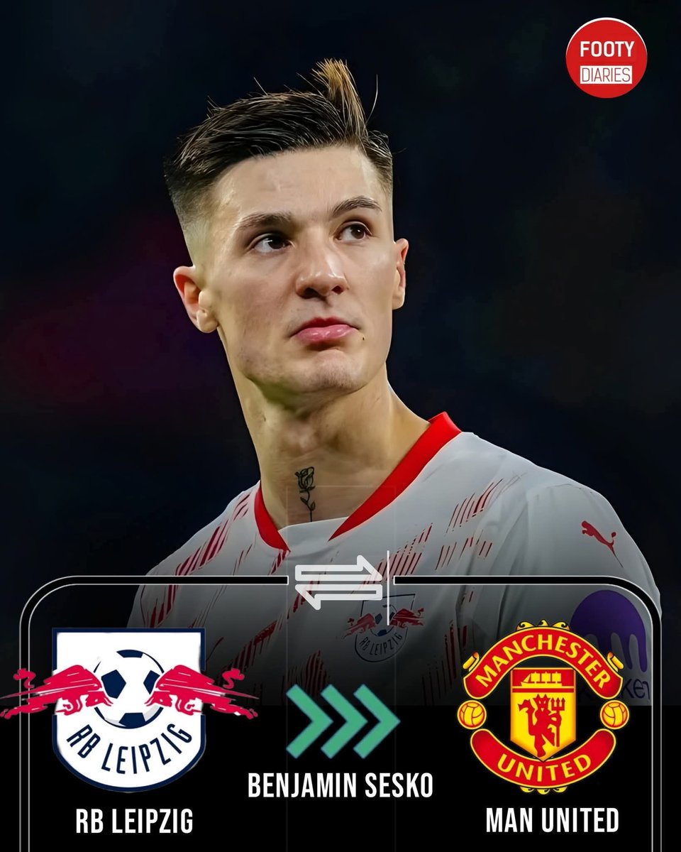 AkisaLimited_'s tweet image. ๐จ ๐ธ๐ฎ ๐๐ฅ๐๐๐๐๐ก๐ : Manchester United are reportedly negotiating with representatives of RB Leipzig striker Benjamin ล eลกko, with the goal of reaching a verbal agreement with the Slovenian international โณ๏ธ
Die Roten Bullen are said to be seeking around โฌ80 million for theโฆ