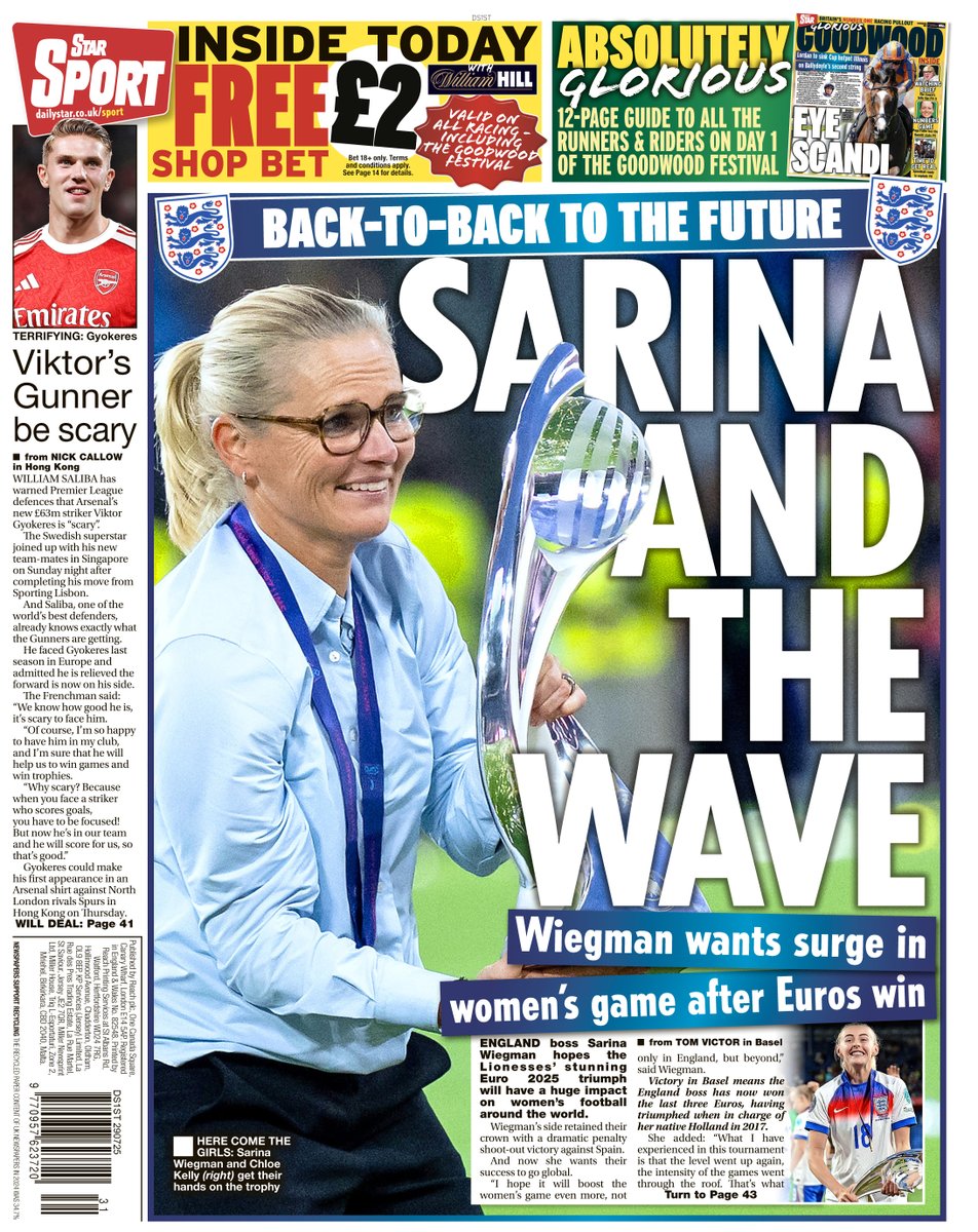 dailystar's tweet image. Tomorrow&apos;s back page
