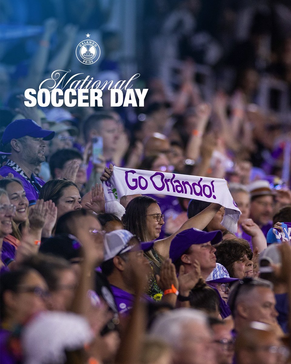 ORLPride's tweet image. Love for the game. Love for our city.
Happy National Soccer Day, Orlando 💜