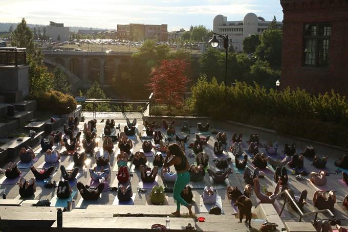 ✨ Riverfront Moves Fitness Series is back! ✨
Join us tomorrow (7/29) at 6PM at the Tribal Gathering Place for a free Power Vinyasa yoga class led by Rare Wellness, presented by <a href="/providence/">Providence</a>.

Move your body, connect with community, and soak up the summer vibes in the heart of