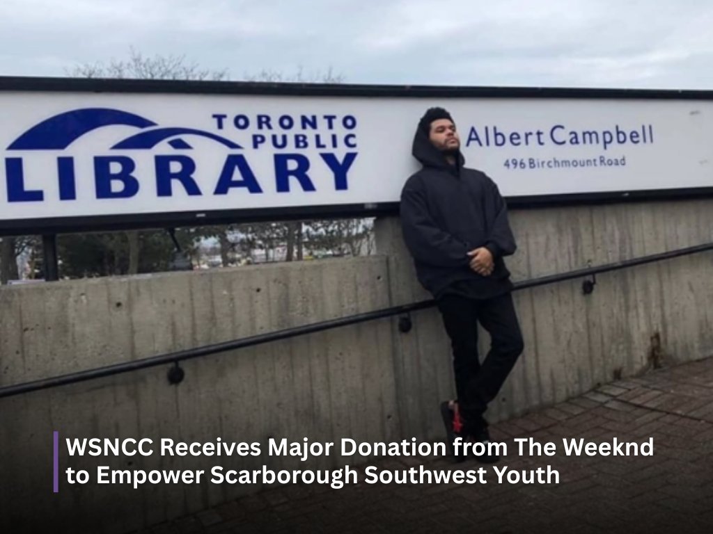I’m proud to have worked with <a href="/theweeknd/">Abel Tesfaye</a>  and <a href="/LiveNation/">Live Nation</a>  to help bring a transformative donation to the Boys &amp; Girls Club at the West Scarborough Neighbourhood Community Centre (<a href="/wsncc/">faiz</a>), right here in the heart of Ward 20 Scarborough Southwest.⁠
⁠
Born and raised in