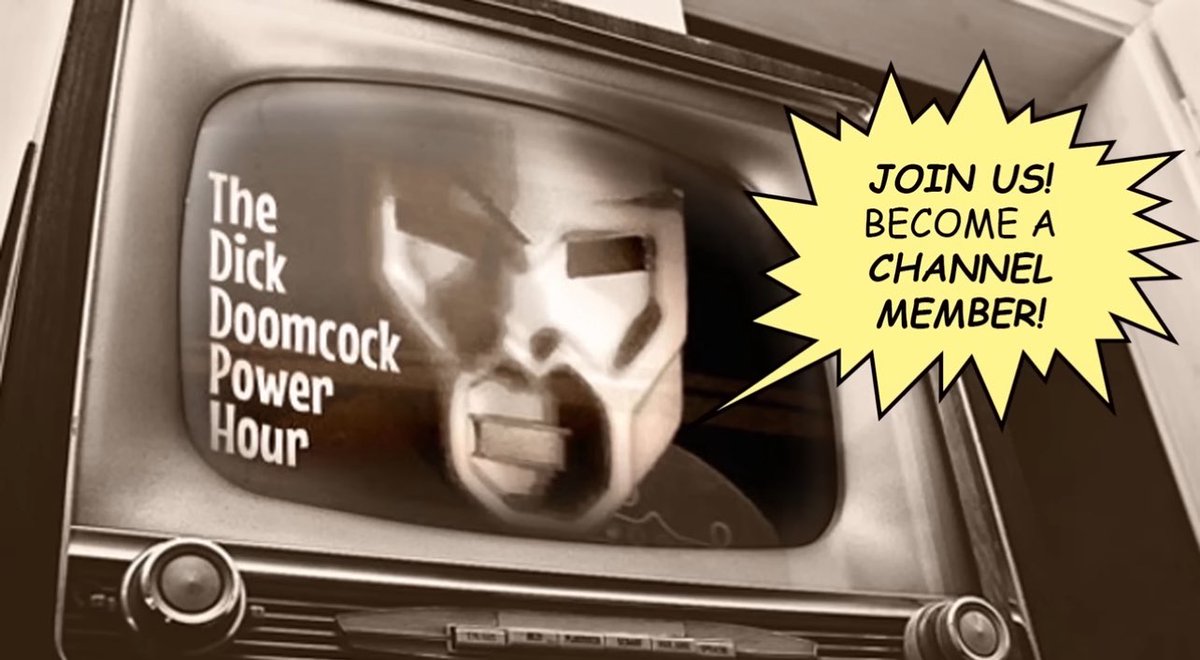 curtjames's tweet image. Join us! Become a @doomcock channel member @ youtube.com/@overlorddvd Do you love pop culture commentary? Are you someone who remembers and enjoyed variety shows with laughter and song and camaraderie? Then you will LOVE this YouTube channel! 💯⭐️⭐️⭐️⭐️⭐️