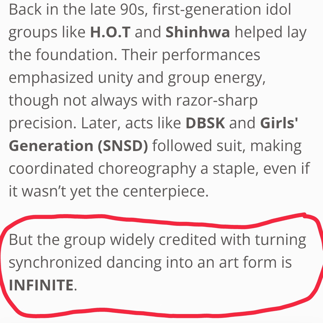 INFINITE is the reason the term 칼군무 (synchronization, knife-like choreography in Korean) was coined, and more people need to know this today.
#INFINITE #인피니트 #성규 #동우 #우현 #성열 #명수 #엘 #성종 #김성규 #장동우 #남우현 #이성열 #김명수 #이성종