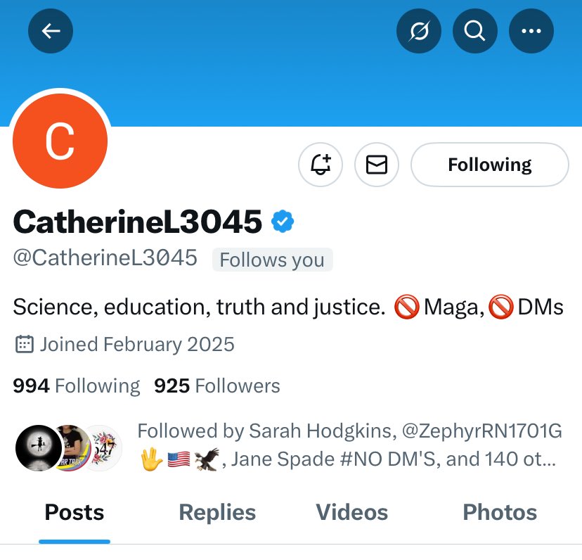 Sinfulskin (@sinfulskin2) on Twitter photo FAM, Here is another Resister Account you may want to check out.
โฆ<a href="/CatherineL3045/">CatherineL3045</a>โฉ
Stronger Together ๐บ๐ธ๐๐ช๐พ๐๐พโ๏ธ๐พ FAM, Here is another Resister Account you may want to check out.
โฆ<a href="/CatherineL3045/">CatherineL3045</a>โฉ
Stronger Together ๐บ๐ธ๐๐ช๐พ๐๐พโ๏ธ๐พ