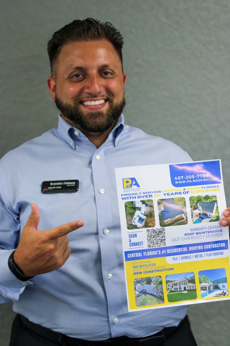 paroofing_'s tweet photo. Trusted by top real estate agents—P&amp;A Roofing delivers quality, speed, and reliability you can count on every time.
Count on us 📷
📷 Call us today with your referral or for a FREE inspection (407) 205-7766
#roofer #orlando #winterpark #luxuryhomes https://t.co/oYp3Yp8DA5