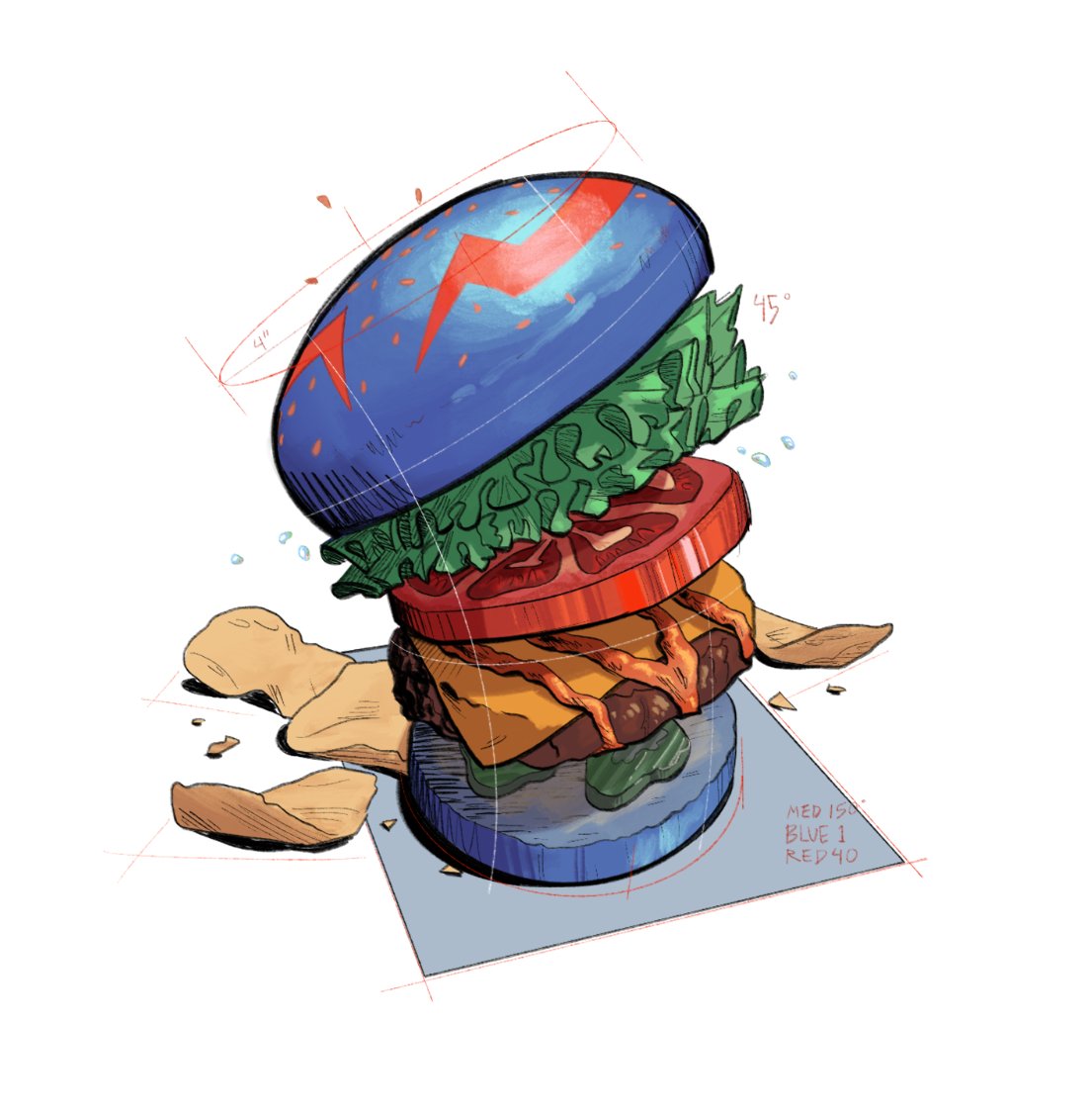 heres a more finished burg