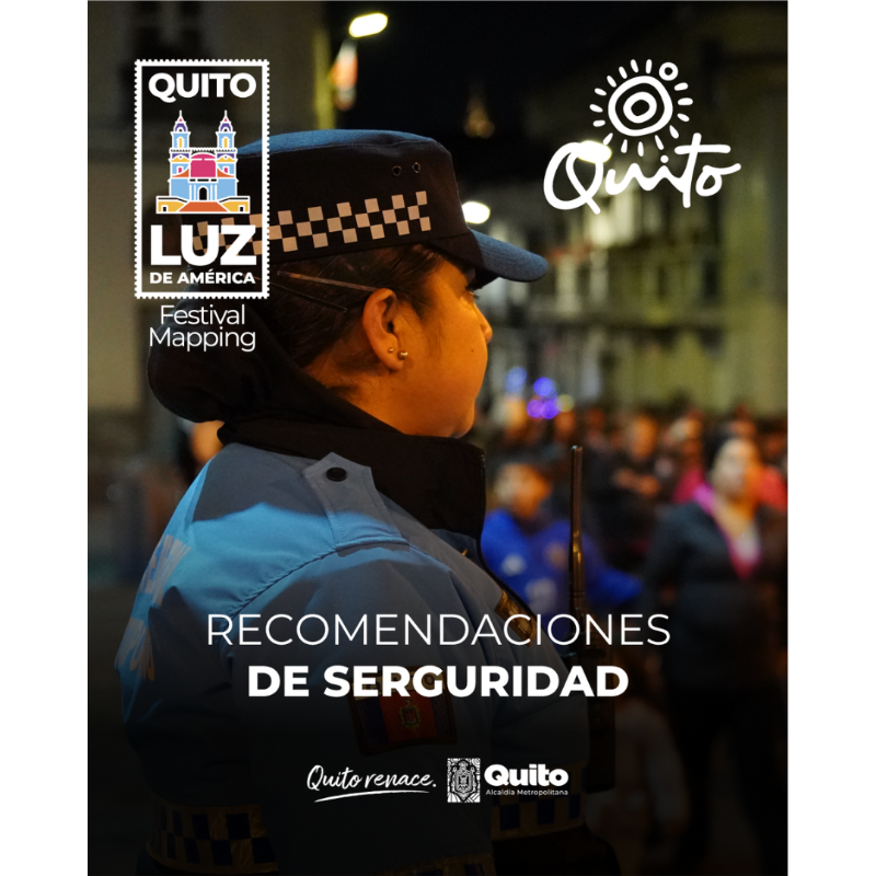 EPMQuitoTurismo's tweet photo. No dejes que te lo cuenten. Vive la experiencia del Festival de Mapping Quito Luz de América y su espectáculo en 6 puntos de la ciudad. Consulta el mapa en nuestra bio para conocer las rutas y medidas de seguridad. ¡Te esperamos el 8, 9 y 10 de agosto desde las 19h00! https://t.co/MbckekNZmJ