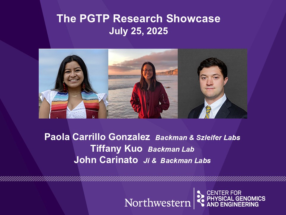 PhysGenCenter's tweet image. The 2025 Physical Genomics Training Program Research Showcase is now on YouTube! Check out 3 short talks by outstanding program participants and learn about cutting-edge science happening at CPGE.
#cpge #chromatin #biophysics #AI #cancer #nih #genomics
youtu.be/JTCXlXA8D4M?si…