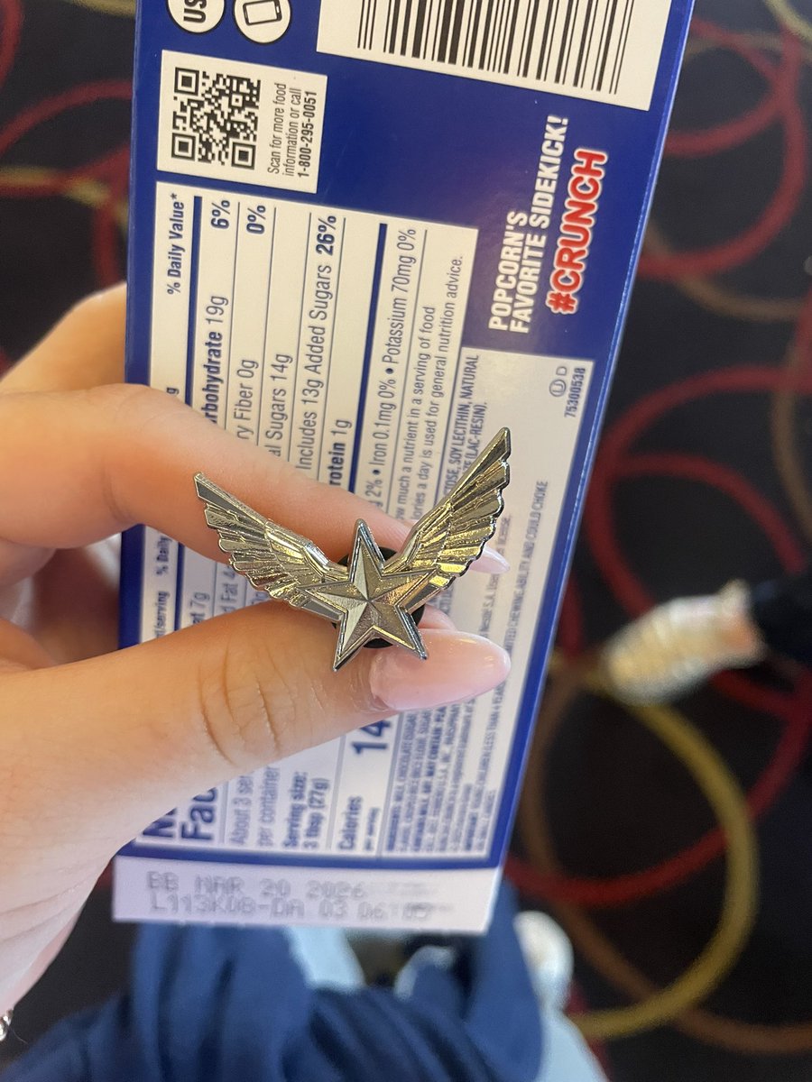 graciemuffn's tweet image. cap pin 🤭