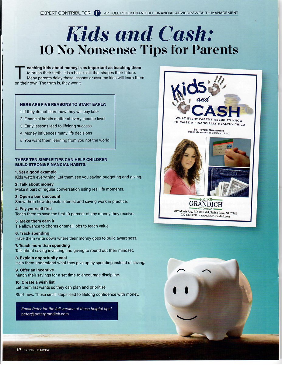 PeterGrandich's tweet image. Kids and Cash: What Every Parent Needs to Know to Raise a Financially-Healthy Child
You are the parent. From you, your children will learn a wealth of knowledge – everything from taking their first steps to knowing the difference between right and wrong. Yet, many parents do not…