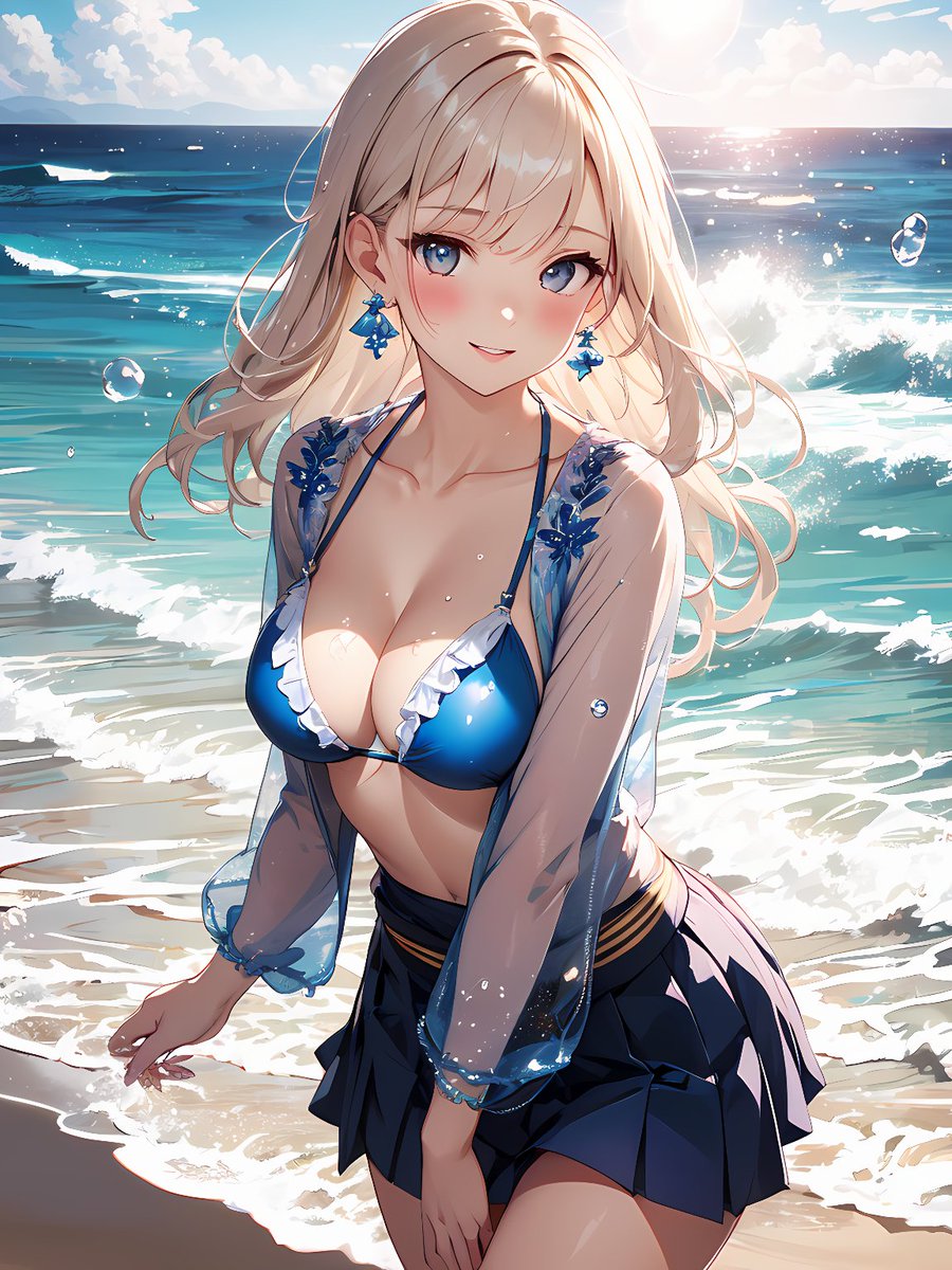 Sheena_AIart2's tweet image. 火曜日の👙だよ💕