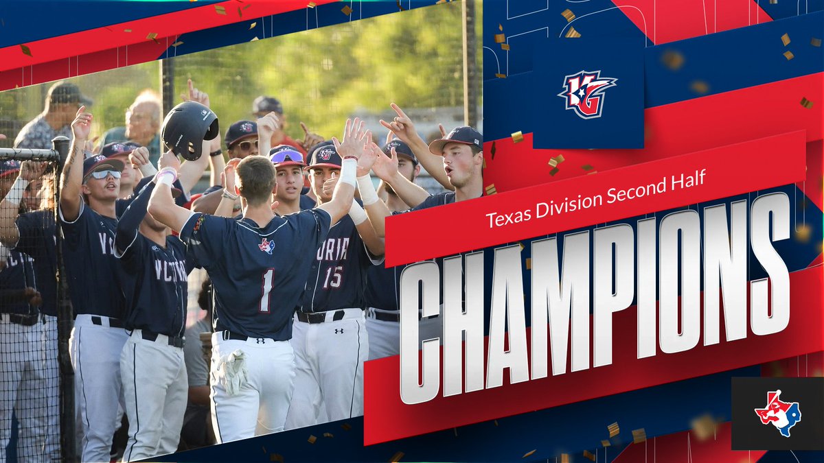 VicGeneralsTCL's tweet image. CHAMPIONS! 馃弳 The Generals are kings of the Texas Division Second Half! Let's keep this momentum rolling into the postseason! #GoGenerals #Champions