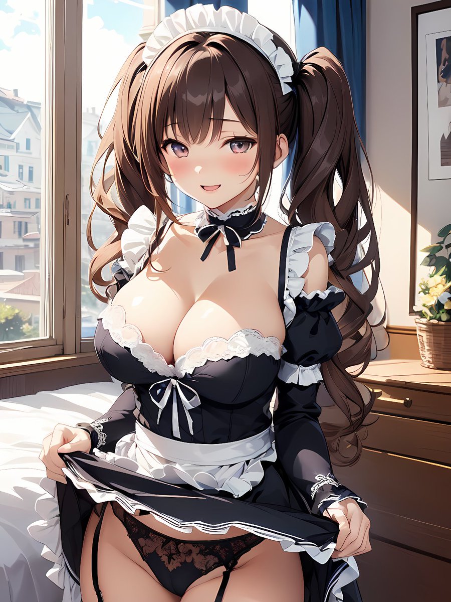 Sheena_AIart2's tweet image. お昼からもがんばってくださいね💕