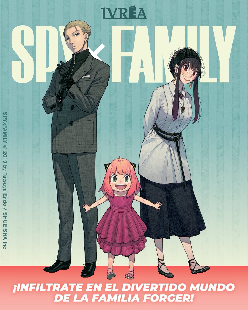 ivreality's tweet image. 🌟 Nos ponemos al día con la edición japonesa del manga y ¡no hay mejor momento para ponerte al día con (o empezar) SPY x FAMILY!

📚 Conseguí el manga, la novela "Family Portrait" y el databook "Eyes Only" en comiquerías, librerías o en nuestro store online La Comiquería.