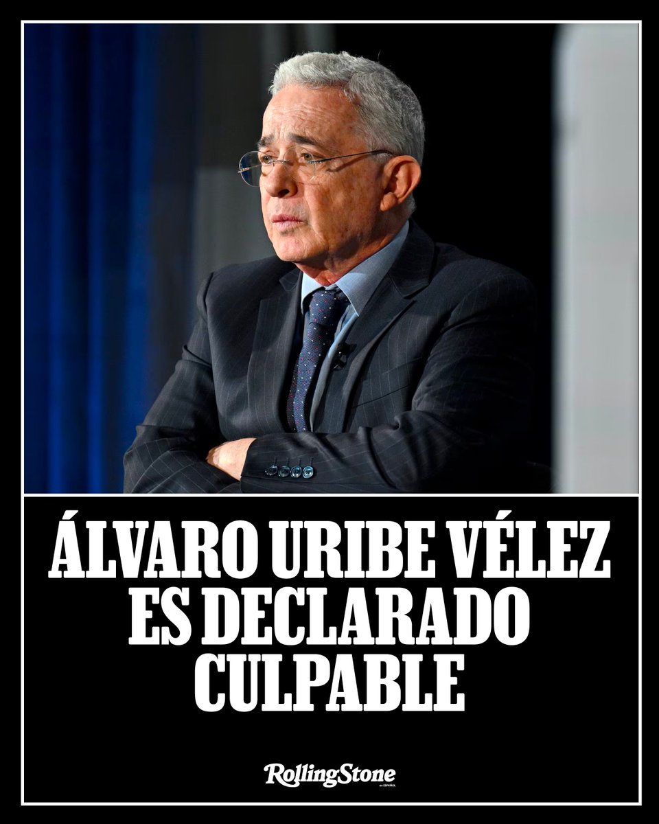 🚨 El expresidente Álvaro Uribe Vélez fue hallado culpable de soborno y fraude procesal por el Juzgado 44 Penal del Circuito de Bogotá. La jueza enfatizó en que se trata de un acto de justicia, no de política.

Noticia en desarrollo...