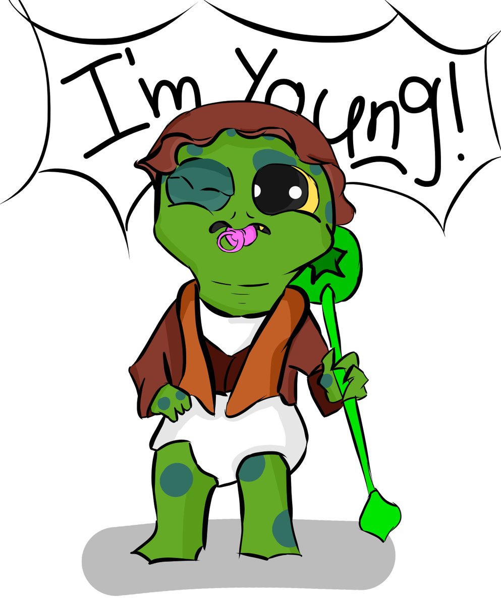 GoldGH2's tweet image. I&apos;m young!

#DELTARUNE #Gerson