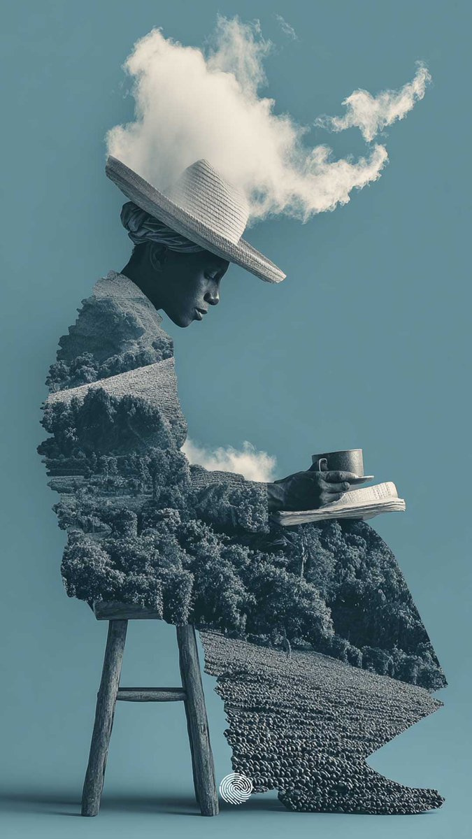 Double exposure ad