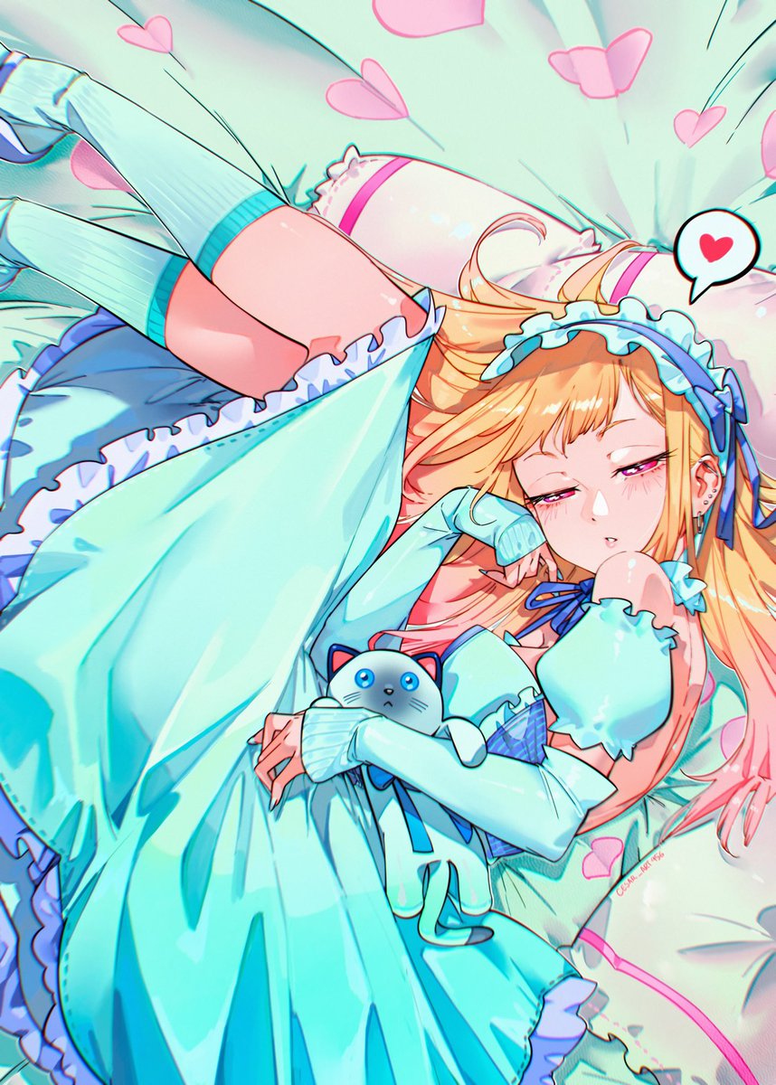 The season 2 ending is a banger :3 so I did my version about one dress Marin wears, this was a really fun practice especially for the color palette I usually don't use this kind of bright pastel colors #MyDressUpDarling