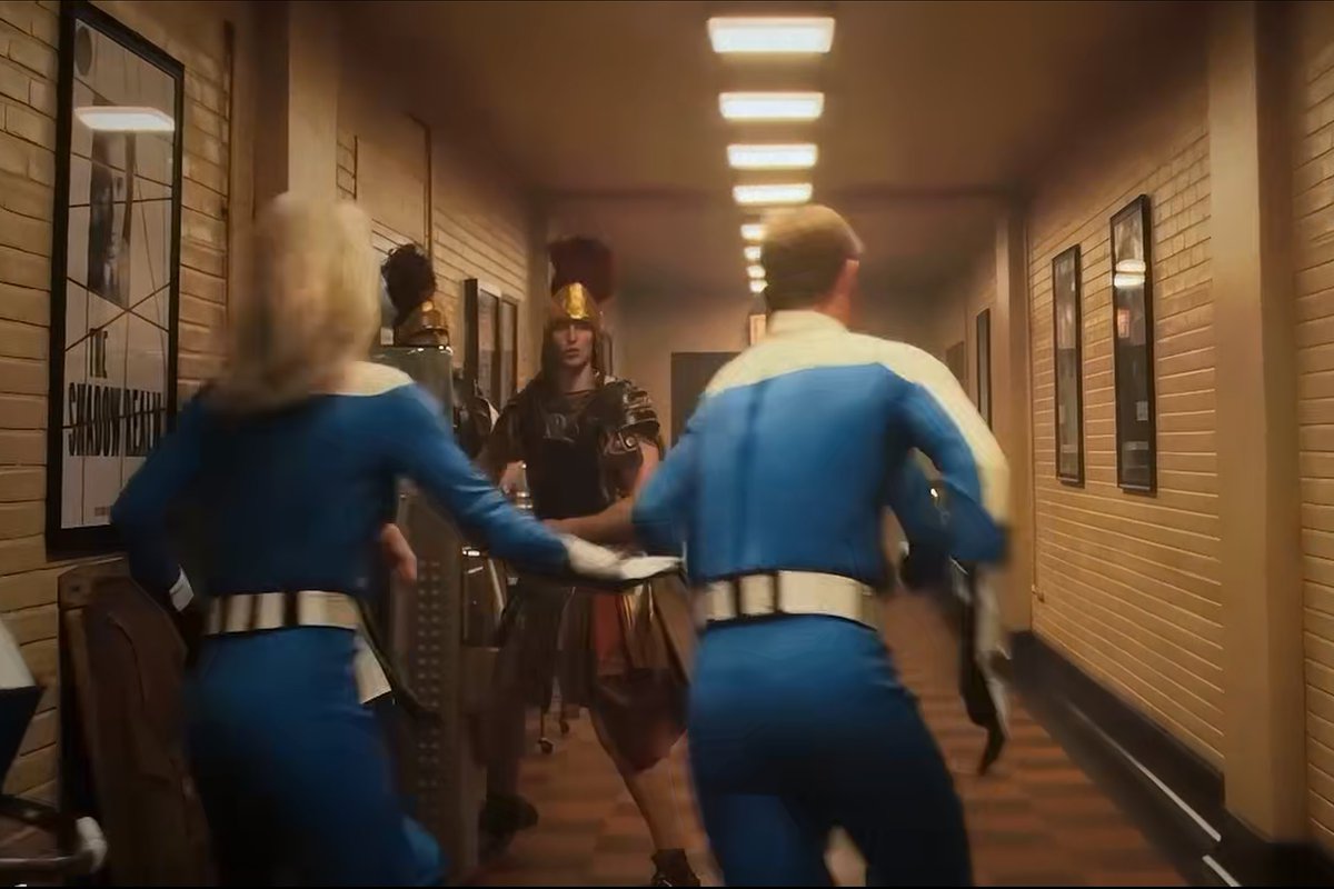 USC Trojan Marching Band (@usctmb) on Twitter photo Congratulations to <a href="/USCCinema/">USC School of Cinematic Arts</a> alumnus <a href="/Kevfeige/">Kevin Feige</a> on the big opening weekend for 'The Fantastic Four: First Steps."
We're not saying the extras in this scene are a TMB Easter egg but we're not saying they're not. Congratulations to <a href="/USCCinema/">USC School of Cinematic Arts</a> alumnus <a href="/Kevfeige/">Kevin Feige</a> on the big opening weekend for 'The Fantastic Four: First Steps."
We're not saying the extras in this scene are a TMB Easter egg but we're not saying they're not.