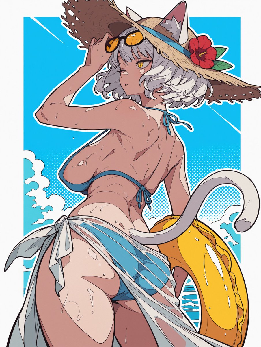 🌊　🐈️...
