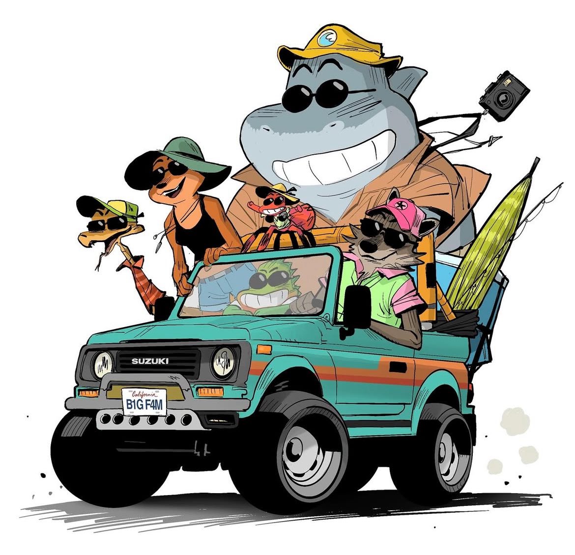 boolinboolin's tweet image. more amazing bad guys art from the goat pierre perifel