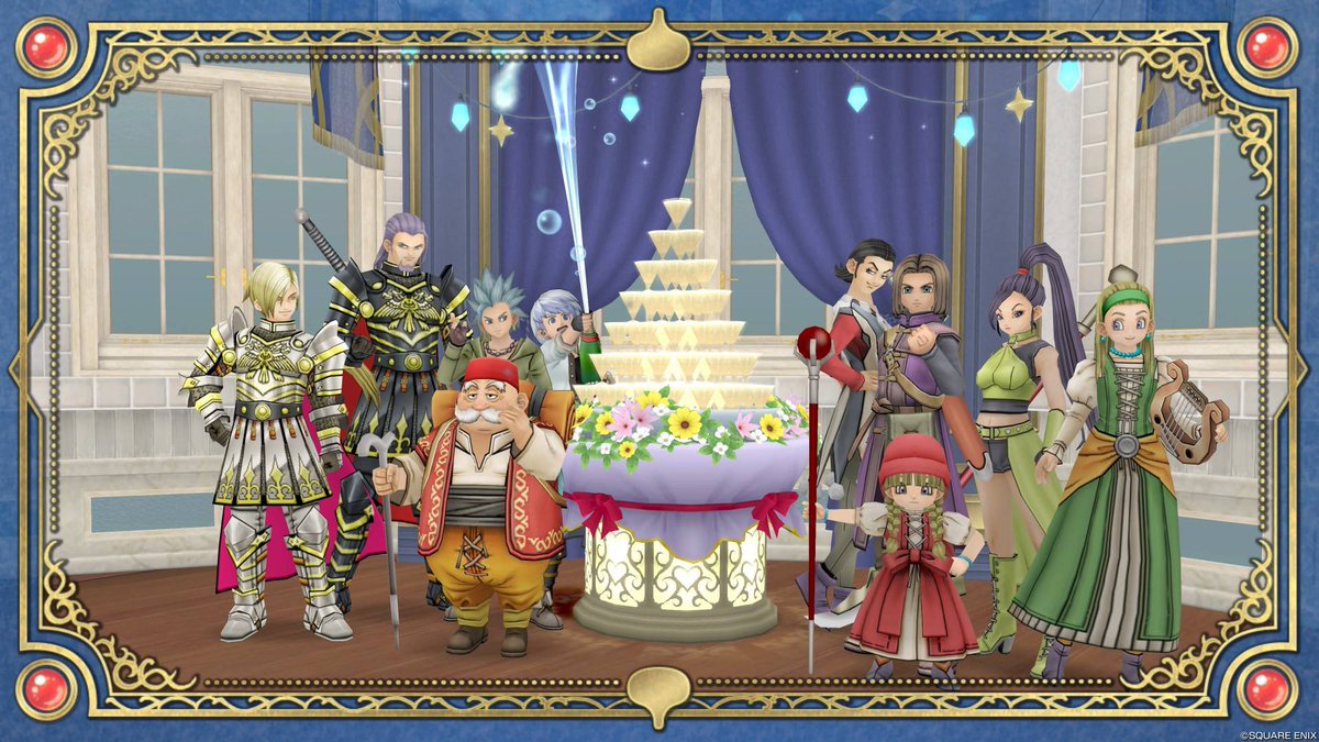 yukiami_DQ's tweet image. ドラクエ11 、8周年おめでとうございます🎉
