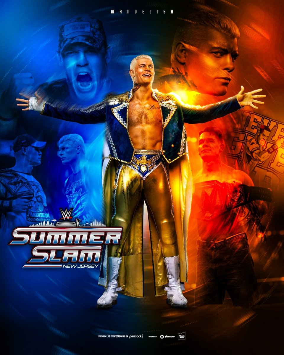 manuel_ish's tweet image. SUMMERslam. 🎨 @CodyRhodes @JohnCena