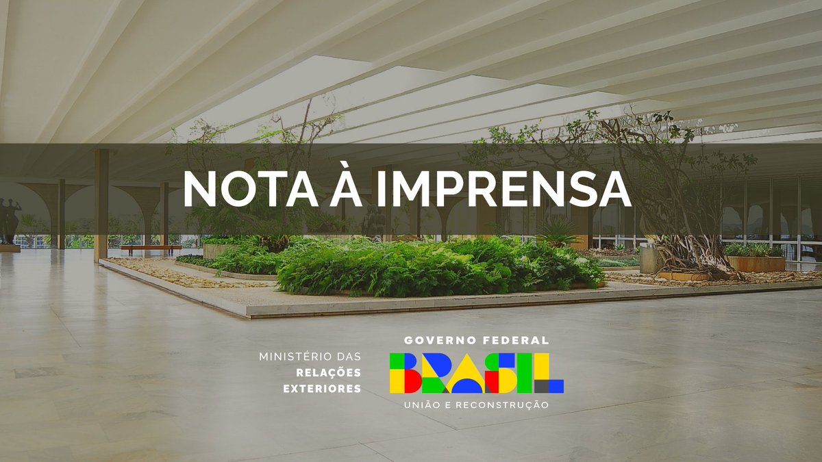 Participação do Ministro Mauro Vieira na Conferência para a Solução Pacífica da Questão da Palestina e a Implementação da Solução de Dois Estados: gov.br/mre/pt-br/cana…