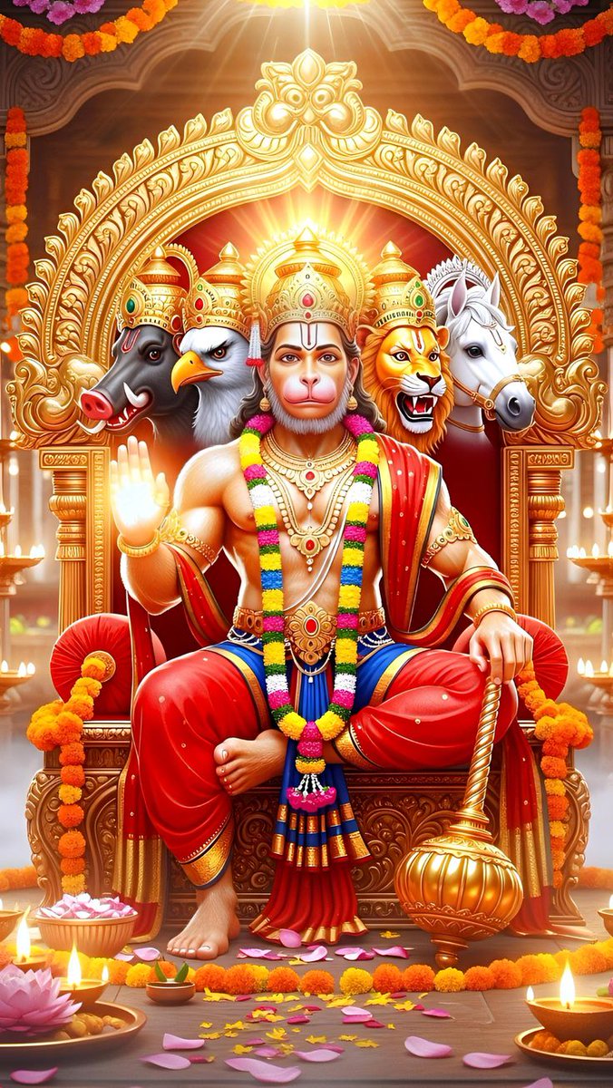 ReshuRaghav08's tweet image. 🌼जिनको श्रीराम का वरदान है🚩🌳 🌼गदा धारी जिनकी शान है🚩🌳
🌼जिनके मन में है श्रीराम 🚩🌳
🌼करो कृपा सब पर हे हनुमान🚩🌳