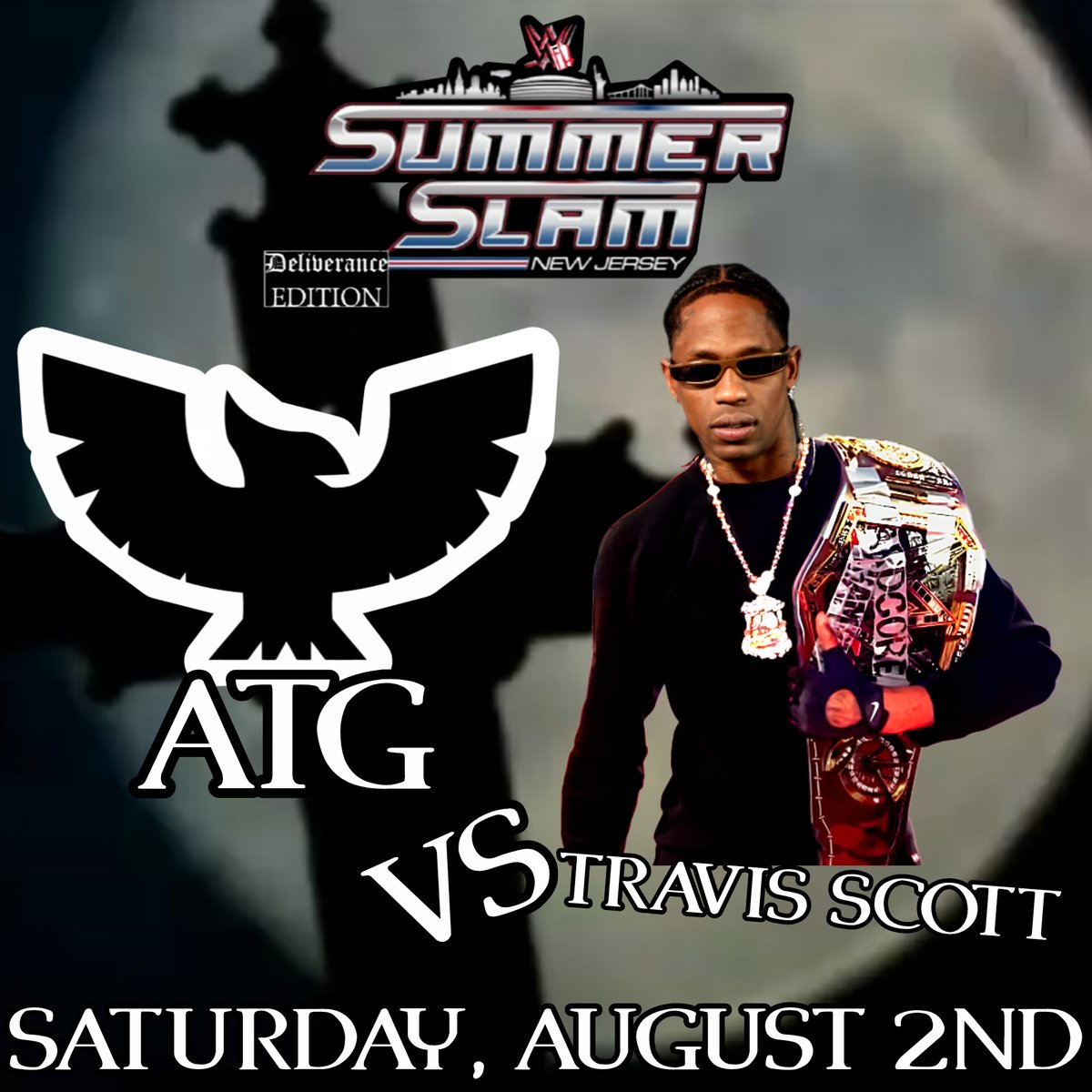 5 days.

The Slayer, The Commander of Thriller, ATG.

La Flame, Travis Scott.

MetLife Stadium. SummerSlam Night 1.