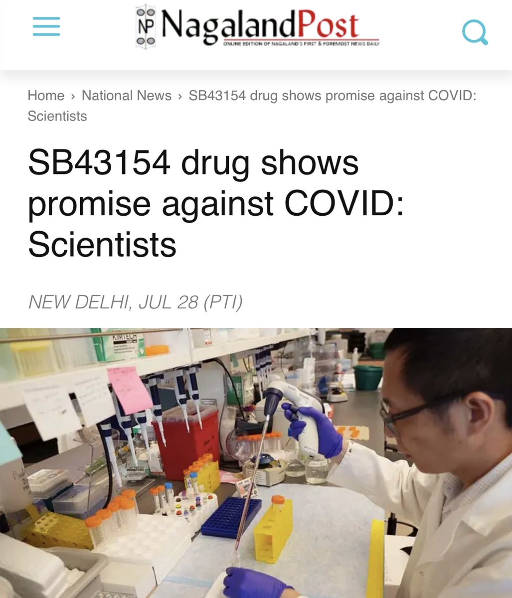 Indian scientists have found a Cancer drug that inhibits COVID without allowing the virus to become resistant to it.  The drug uses a 3-pronged approach not observed in any existing antiviral drug.

Human trials are needed, but scientists say ‘vaccines alone are not enough.’