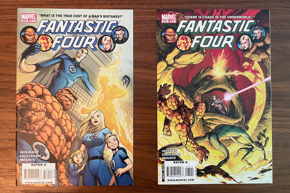 rickchung's tweet photo. @FantasticFour @VanessaKirby @EbonMossB @MarvelStudios @MarvelComicsHQ @IMAX Revisiting #FantasticFour issues #570 &amp; 575 (2009) 📚 by Jonathan Hickman @daleeaglesham and @paulmounts https://t.co/FJxj9vRn7S