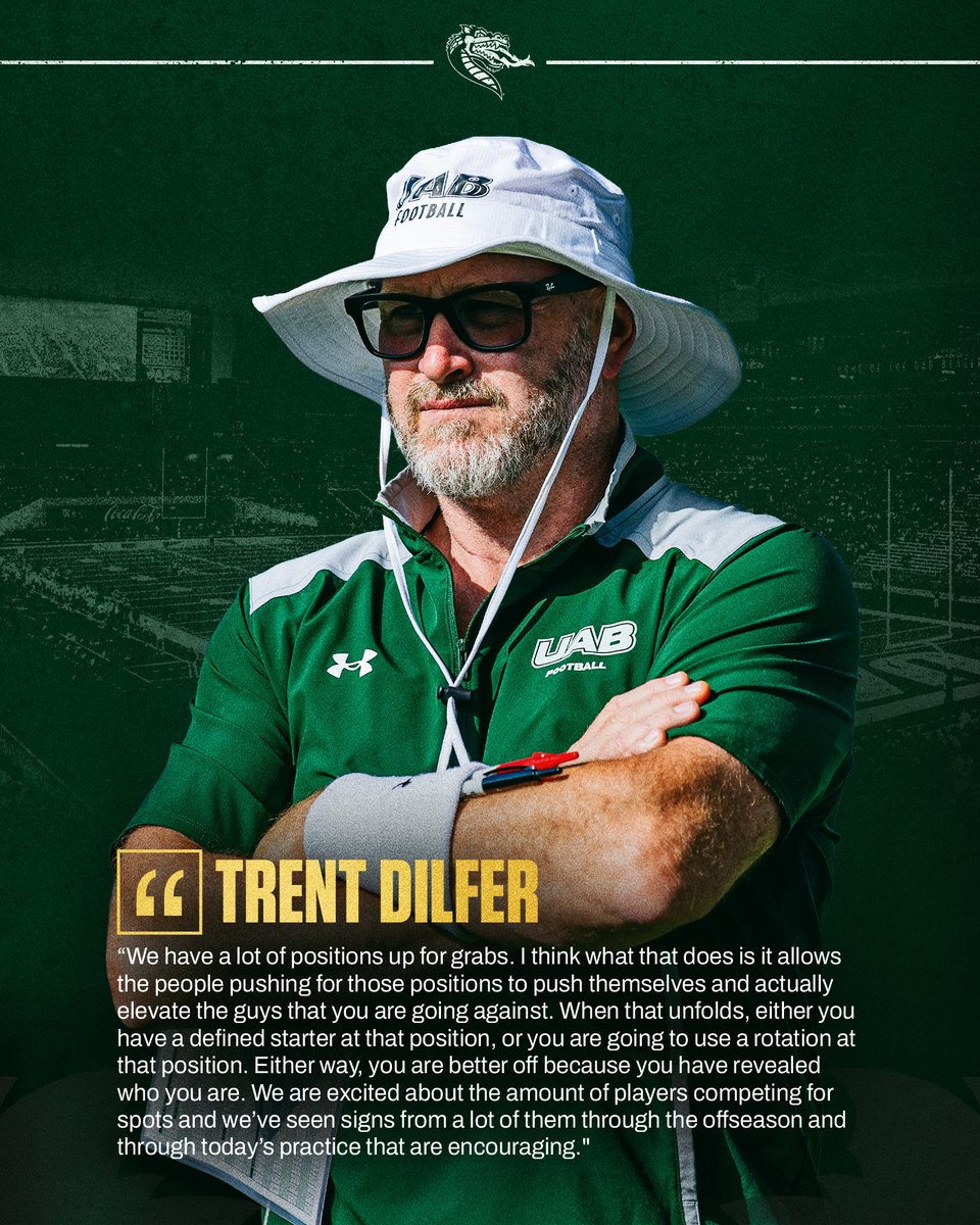 Compete, compete, compete. 

Fall camp is wide open 🔋