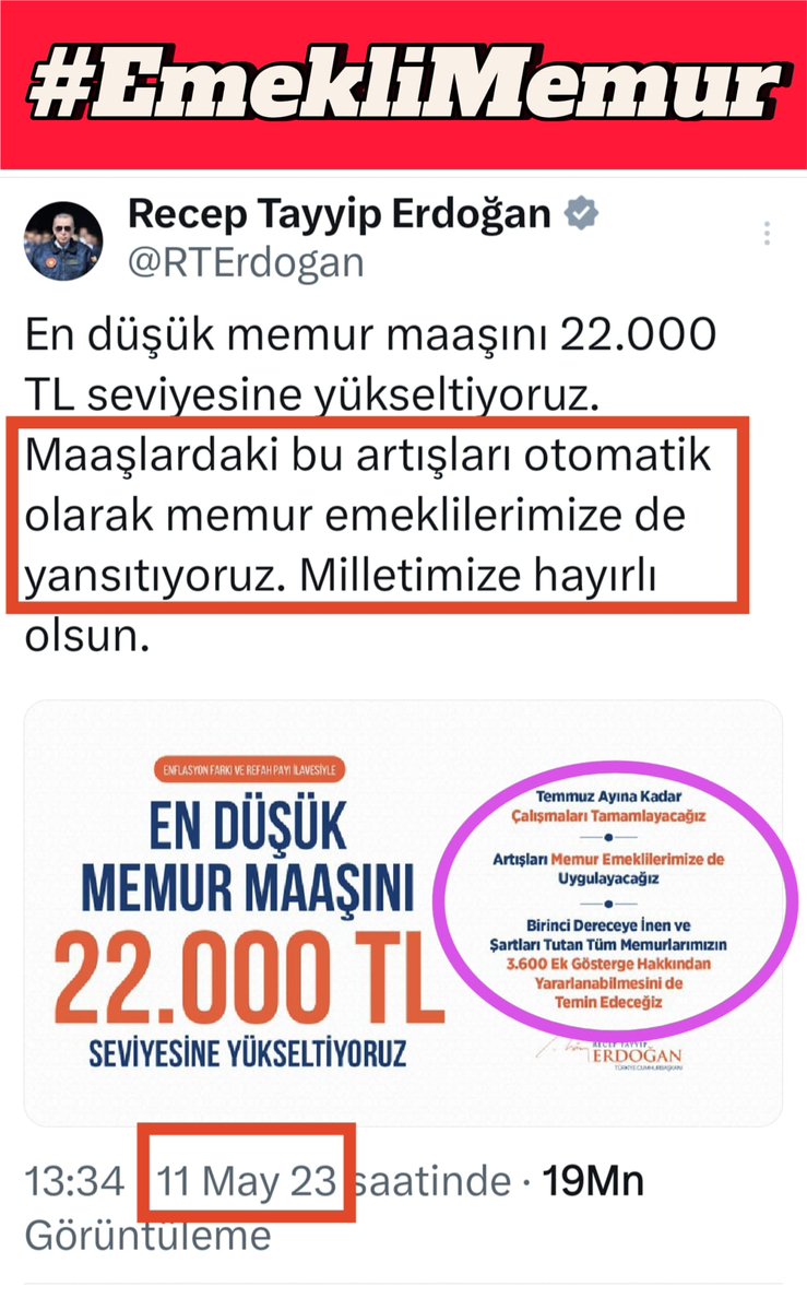 Firdevs Yiğit (@fyiit10) on Twitter photo yasa değişmedi kanun değişmedi
Seçim önü yasadan kanundan bahsedip seçim sonu milletin <a href="/TBMMGenelKurulu/">TBMM Genel Kurulu</a> cikarilan 375 sayılı ek 40 khk hak kayıpları kabul edilemez, edilmemeli.
Tis ile seyyanen zam memur taban ayligina dahil edilmeli
<a href="/yusufyazgan37/">Yusuf YAZGAN</a>
<a href="/TurkesGuney/">Türkeş Güney</a>
#EmekliMemur yasa değişmedi kanun değişmedi
Seçim önü yasadan kanundan bahsedip seçim sonu milletin <a href="/TBMMGenelKurulu/">TBMM Genel Kurulu</a> cikarilan 375 sayılı ek 40 khk hak kayıpları kabul edilemez, edilmemeli.
Tis ile seyyanen zam memur taban ayligina dahil edilmeli
<a href="/yusufyazgan37/">Yusuf YAZGAN</a>
<a href="/TurkesGuney/">Türkeş Güney</a>
#EmekliMemur