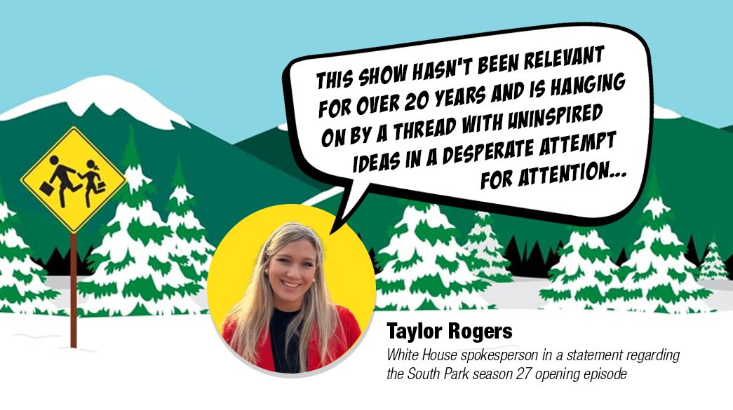 tymmh's tweet photo. On Wed. night - with little promotion &amp; fans having no idea what was in the show - “South Park” scored 430,000 viewers.

By the time it was over - all hell had broken loose.
The next morning it was the number 1 show on all of Paramount+ including movies and TV shows!
@trrogerss https://t.co/T8Fp5w8XpF