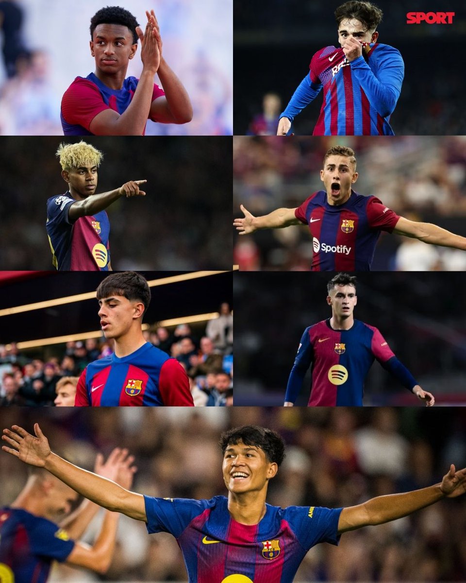 sport's tweet photo. Ha (vuelto) a nacer una estrella en La Masia💎💙❤️ https://t.co/uMyw0i8KlA
