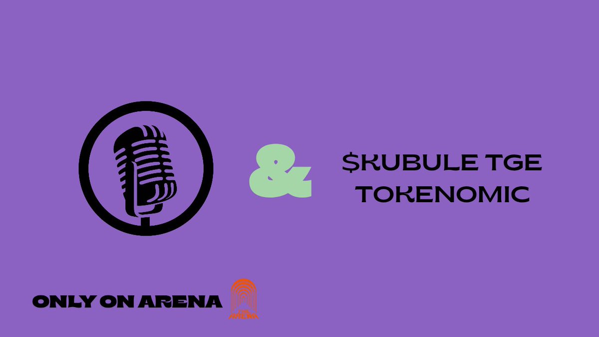 $KUBULE is Happening Tomorrow! 🔺

Don’t miss out on the TGE and Live Podcast on Arena!

arena.social/Kubulenft

🕐 Time: 1 PM UTC, July 29
🎙️ Special Guest: Joe Alan ♥️

💰 First-Come, First-Served Giveaway:
2,000,000 $KUBULE for live viewers! 🔺&amp; 50 Free Mint Giveaway 🔺

Be