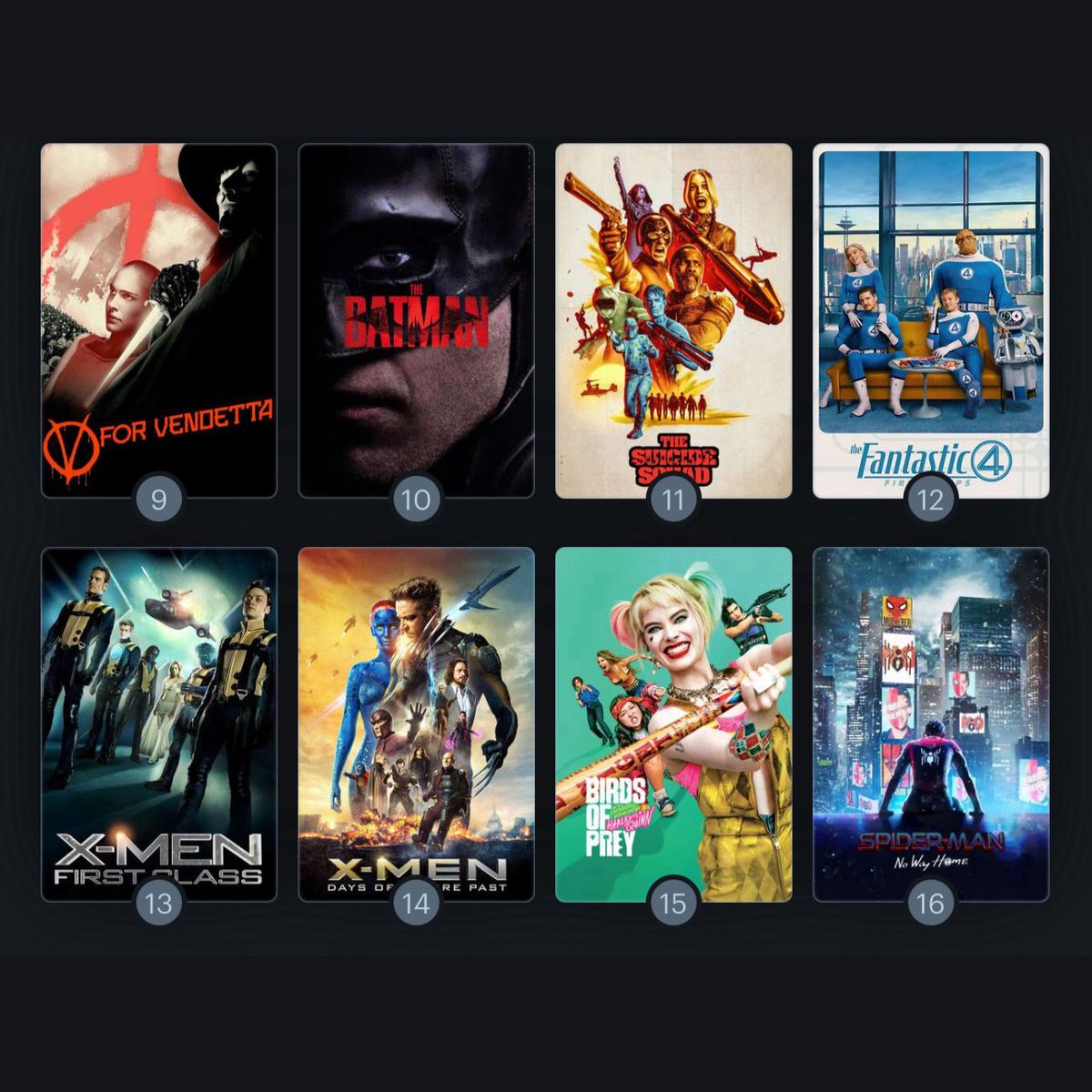 SaifLovesHorror's tweet image. My Favorite Comic Book movies of all time