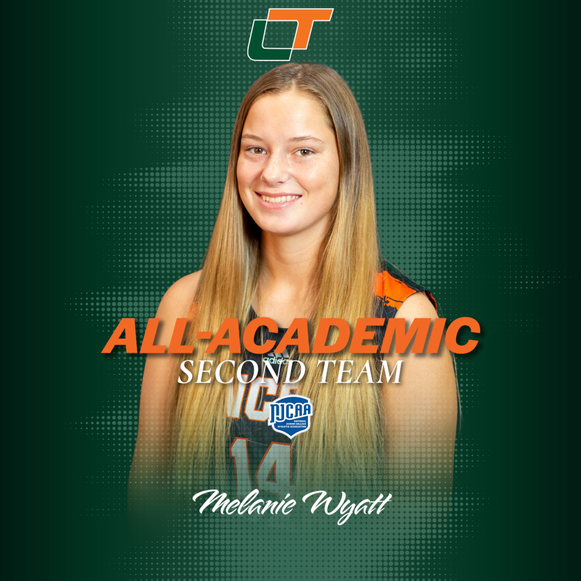 Congratulations Melanie Wyatt All Academic Second Team